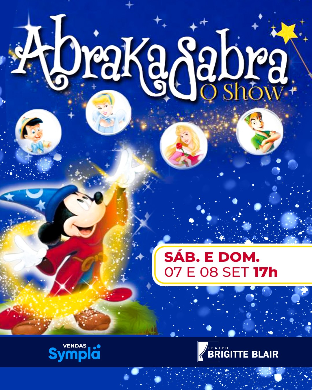 Olá, pessoal! Neste final de semana, a magia da Disney invade nossa programação com o encantador espetáculo Abrakadabra! 🪄🎟️ Temos uma oferta especial para vocês: lista amiga com ingresso a R$35,00, ao invés de R$80,00! Para aproveitar, basta apresentar a foto da lista na bilheteira.Não percam essa oportunidade de assistir, brincar e se divertir com a gente! 🏻Esperamos vocês lá para um final de semana mágico! 🌐 tbbteatro.com/programacao Endereço: Rua Miguel Lemos, 51-H, Copacabana/RJ.....#teatrobrigitteblair #brigitteblair #teatrorj #copacabana #riodejaneiro #teatrocopacabana #arterj #culturarj #passeioculturalrj #oquefazernorio #oquefazeremcopacabana #copacabanacultural #teatrobrigiteblair